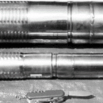 图：PVC和不锈钢两种井管的连接方式